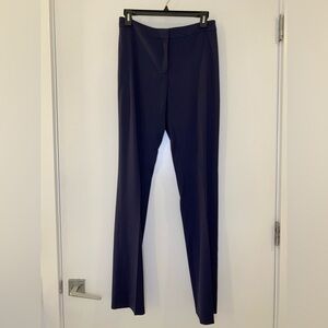 Oscar de la Renta Midnight Blue Straight Leg Pants
